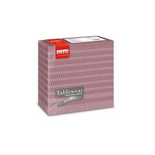 [88442400] - Fato Airlaid szalvéta 40x40cm Csipke bordó 50 lapos