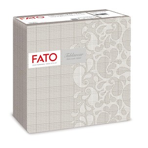 [88443500] - Fato Airlaid szalvéta 40x40cm Drops galamb szürke 50 lapos