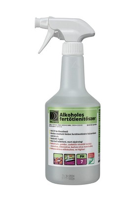 [ALKF075-HF] - Brilliance® Alkoholos fertőtlenítő flakon szórófejjel 750ml (üres)