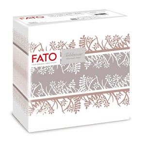 [88445000] - Fato Airlaid szalvéta 40x40cm Garden cappuccino 50 lapos