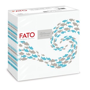 [88447000] - Fato Airlaid szalvéta 40x40cm Marea Sky 50 lapos