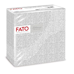 [88443200] - Fato Airlaid szalvéta 40x40cm Mosaic silver 50 lapos