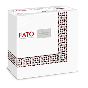 [88446200] - Fato Airlaid szalvéta 40x40cm Mykonos kakaó 50 lapos