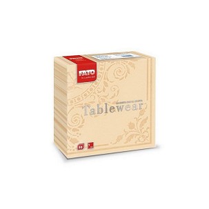 [88401600] - Fato Airlaid szalvéta 40x40cm Párizs pezsgő 50 lapos