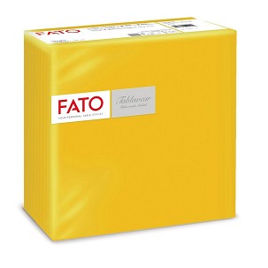 [88400301] - Fato Airlaid szalvéta 40x40cm Sárga 50 lapos