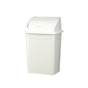 [UP113] - Planet Billenőfedeles szemetes kuka, műanyag, luxury, fehér, 4 L