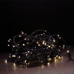 [ECL-240-WW-LSA] - Entac Karácsonyi IP44 240 LED Sorolható Füzér WW 24m szett adapterrel