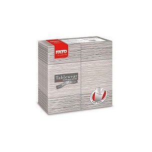[88471500] - Fato Airlaid szalvéta Quick pocket 40x40cm Millerighe grey 40 lapos