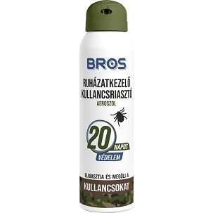 [B001252] - Bros Ruházatkezelő kullancsirtó/riasztó aeroszol 90ml