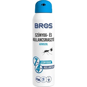 [B001253] - Bros Szúnyog- és Kullancsriasztó aeroszol 90ml