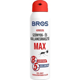 [B001254] - Bros Szúnyog- és Kullancsriasztó aeroszol MAX 90ml