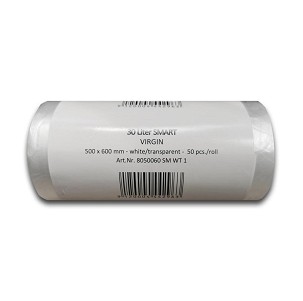 [8050060SMWT1] - Folistar HNAT szemeteszsák fehér/átlátszó 50x60cm 30L HDPE 50 db/tekercs
