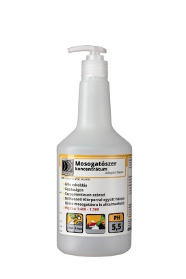 [MK075-HF] - Spülmittel-Konzentrat, Verdünnungsflasche mit Pumpe 750ml (leer)