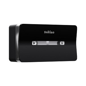 [333415] - Satino Wepa Hyginity Jumbo toalettpapír adagoló, centerfeed, fekete Midi ABS