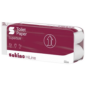 [W043030] - Satino Wepa Prestige toalettpapír, 4 rétegű, 150 lapos, 8 tekercs/csomag, 9 csomag/zsák
