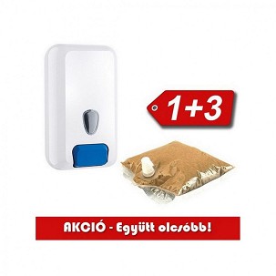 [MARPLASTA76017-K9328] - Mar plast Hobelix szemcsés kéztisztító adagoló 1db + K9328 3db Kroll Oktima Fluida 3L kéztisztító