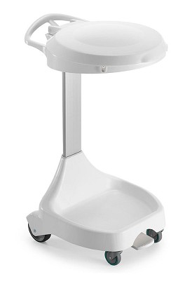 [F-0000CO4120D] - Filmop Delta kerekes zsáktartó kocsi, 120 l-es 4 kerékkel