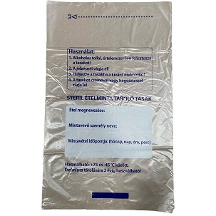 [K-12241-0230] - Glossy Ételminta Tároló Tasak, 1000db