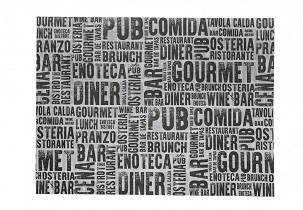 [I0762N] - Infibra Tellerunterlage Gourmet gemustert 30x40cm 250 Stk./Packung