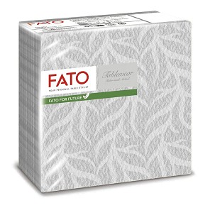 [88405400] - Fato Airlaid szalvéta 40x40cm Reef szürke 50 lapos