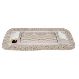 [CME40FP] - Mop Baumwolle extra 40cm mit Bandschlaufen und Taschen
