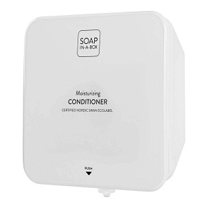 [41538A] - Soap-In-A-Box fényes fehér hajkondicionáló adagoló