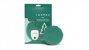[PISZPINE] - Piszoár illatosító rács Carpex, wave, fenyő (zöld)