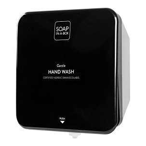 [41536A] - Soap-In-A-Box fényes fekete szappan adagoló