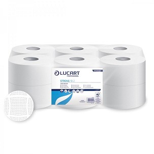 [812201J] - Lucart Strong 19 J Plus Mini toalettpapír 2 réteg cellulóz 170m 12tekercs/csomag