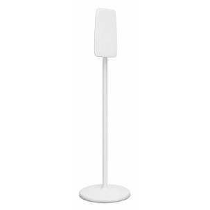 [ASZAALUFEHER] - Aluminium-Standsäule mit Informationsfläche, weiß