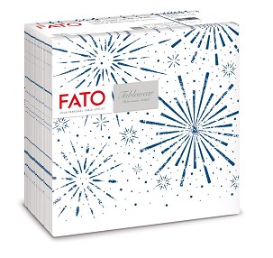 [88454800] - Fato Airlaid karácsonyi szalvéta 40x40cm Incanto Blue 50 lapos