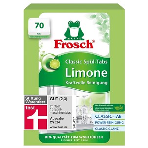 [FR-5869-6] - Frosch mosogatógép tabletta zöldcitrom 70db