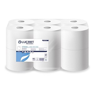 [812501J] - Lucart L-One Strong 180m toalettpapír, 2réteg, belső/pont laponkénti adagolású
