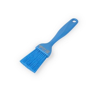 [1129BSS] - Igeax Flachpinsel für die Lebensmittelindustrie, blau, 35mm breit, mit 0,2mm weichen Borsten