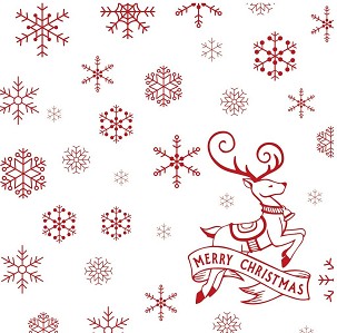 [82977200] - Fato Sztár karácsonyi szalvéta Christmas Deer White 2 rétegű 38x38cm 40 szál/csomag