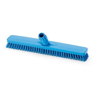 [1010BM] - Igeax élelmiszeripari padlósúrolókefe 45cm széles kék, 0,5mm közepes sörtével