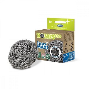 [B149] - Bonus Inox Maxi spirál fém súroló, fémdörzsi 30g-os