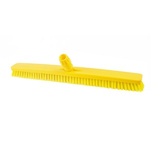 [1014YM] - Igeax élelmiszeripari padlósúrolókefe rövid sörte 60cm széles sárga, 0,5mm közepes sörtével