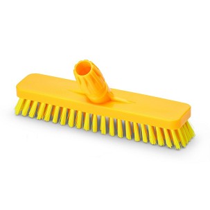 [1016YM] - Igeax élelmiszeripari padlósúrolókefe 30cm széles sárga, 0,5mm közepes sörtével