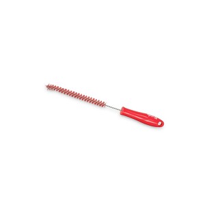 [1047R] - Igeax élelmiszeripari kémcső-, és üvegtisztító kefe, átmérő 15mm, hossz 30cm, piros