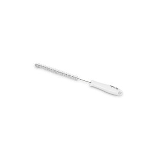 [1047W] - Igeax élelmiszeripari kémcső-, és üvegtisztító kefe, átmérő 15mm, hossz 30cm, fehér