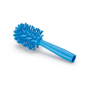 [1032BM] - Igeax élelmiszeripari csőtisztító kefe, menetes nyélhez, 65mm kék