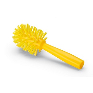 [1032YM] - Igeax élelmiszeripari csőtisztító kefe, menetes nyélhez, 65mm sárga