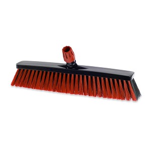 [324R] - IGEAX ipari tolóseprű 45 cm, döntött, erős szálú piros