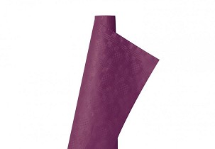 [I1005N] - Infibra Tischdecke Damask 1-lagig 1,2x7m bordeaux