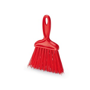 [1036RT] - Igeax élelmiszeripari precíziós kefe, 0,75 mm kemény sörtével, piros