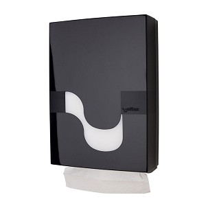 [92110] - Celtex Megamini SLIM Z hajtogatott kéztörlő adagoló ABS fekete