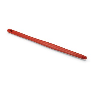 [1037R] - Igeax Monoblock-Kunststoffstiel für die Lebensmittelindustrie, 60cm; Durchmesser 32/22mm, rot