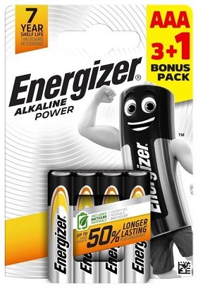 [EPAAA] - Energizer Power Alkáli Mikro Elem AAA B4