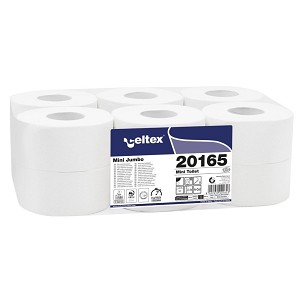 [20165] - Celtex Mini toalettpapír 2 réteg, cellulóz, 160m, 12 tekercs/zsugor